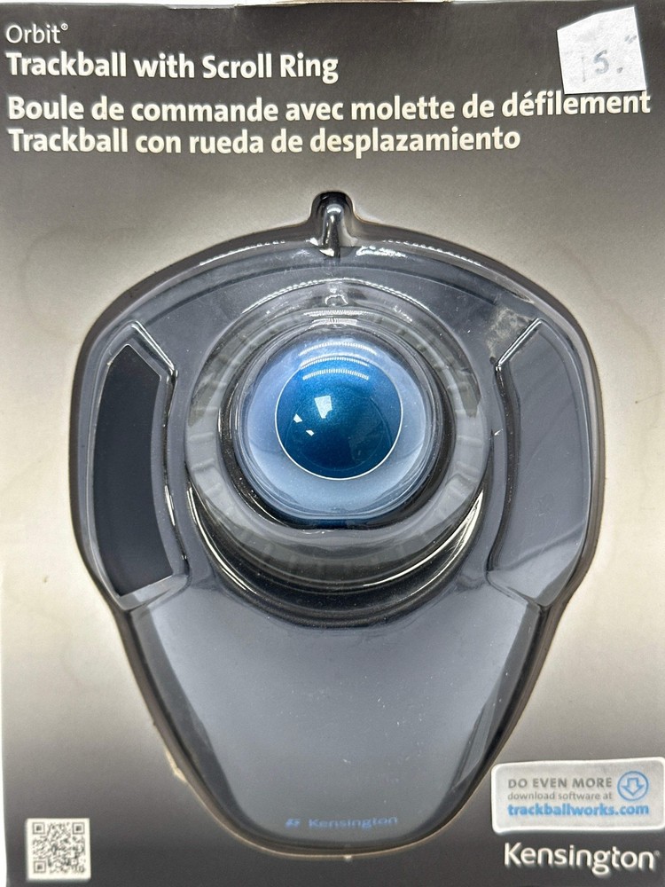 Orbit Trackball Mouse with Scroll Ring - New In Box