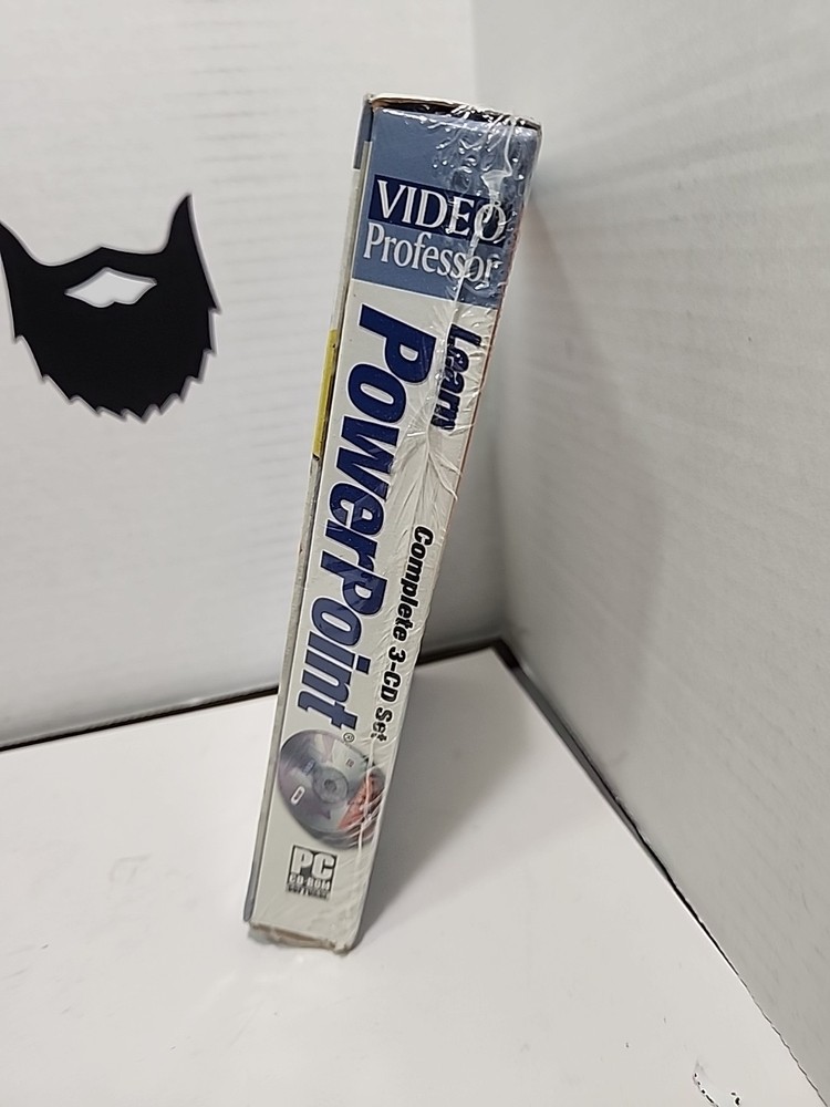 Video Professor Complete 3-CD Set Learn PowerPoint Tutorial PC Software Sealed