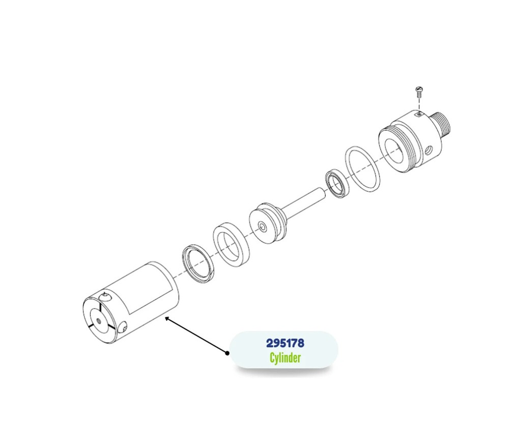 D-GUN CYLINDER BLANK - (295178)