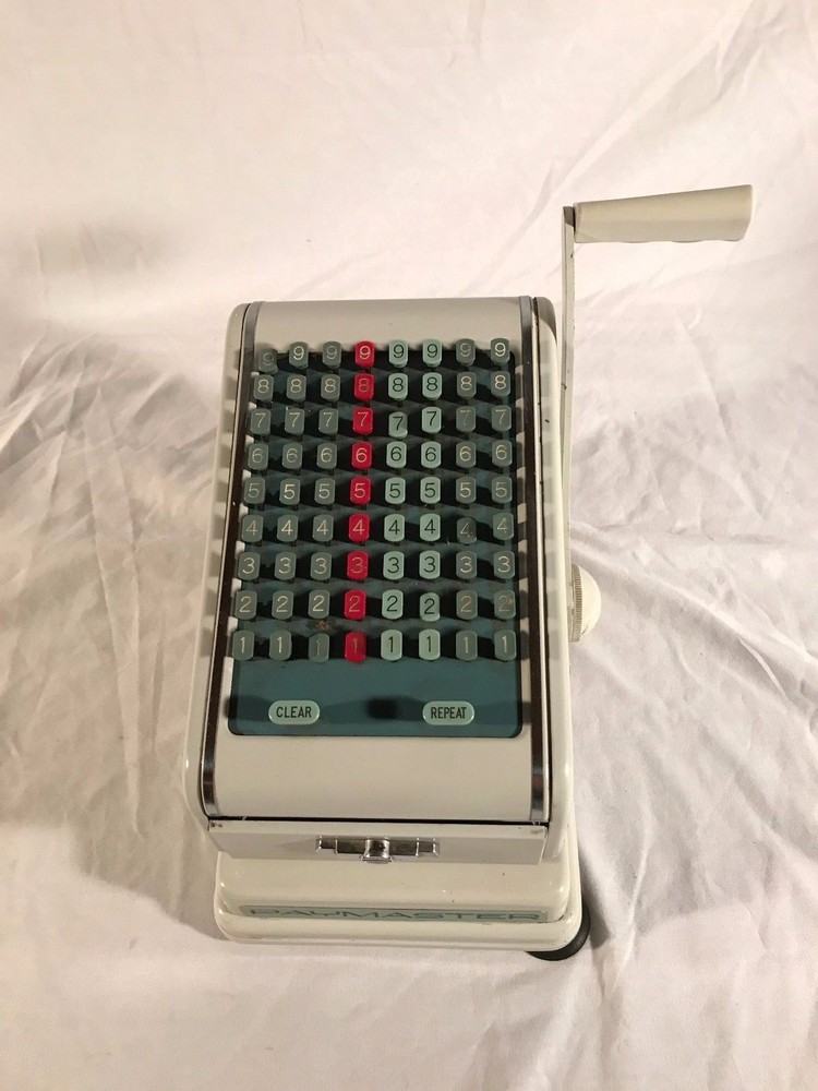 Vintage Paymaster Check Writing Machine Series 700