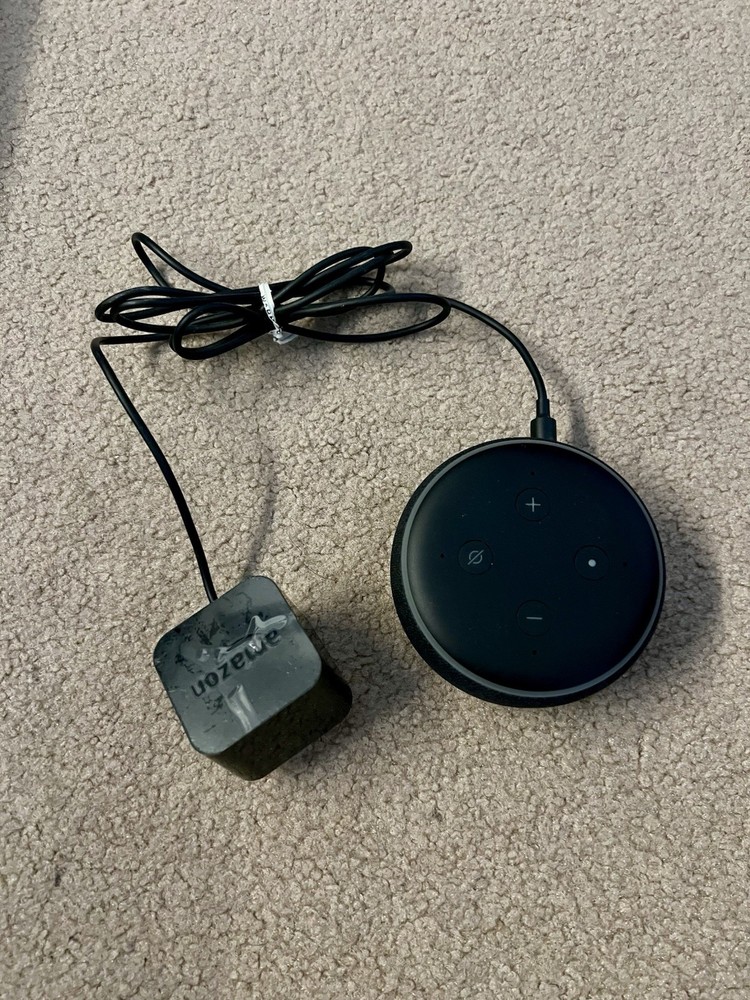 Amazon Echo Dot 3rd Gen Alexa Smart Speaker - Black, Excellent Condition