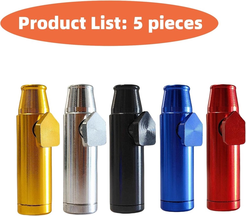 Mini Pepper Shaker (5 pack) - Gold, Silver, Black, Blue, Red