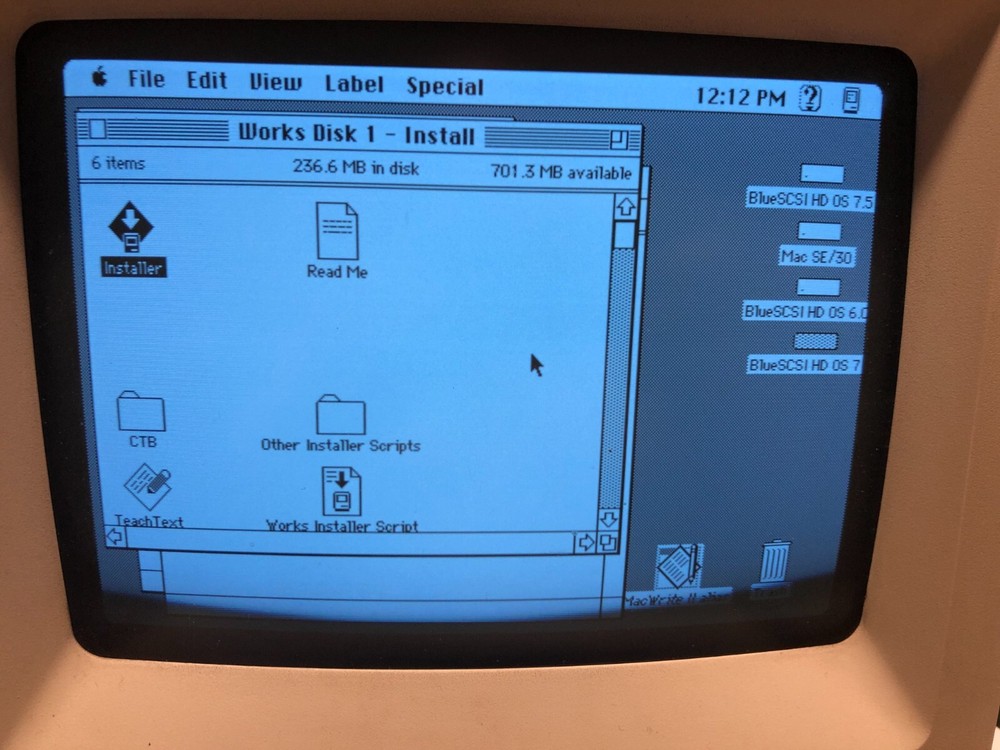 MicroSoft Works v3.0 Software 3-1/2" disks - vintage Mac software