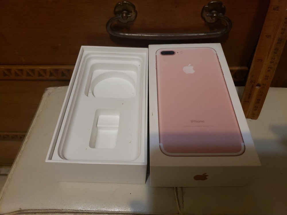 Apple iPhone 7 Plus Empty Box - A1661 Rose Gold 32GB Replacement Empty Box Only