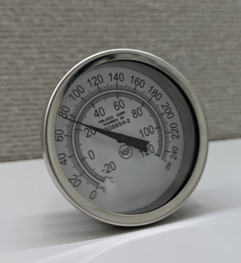 ☑️ MILJOCO Thermometer Miljoco 2” Rear Connected Bimetal Thermometer