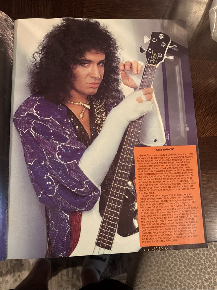 KISS Asylum World Tour 1985 Concert Program