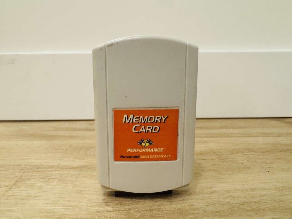 Sega Dreamcast Performance Brand Memory Unit Memory Card Clean Tested Works