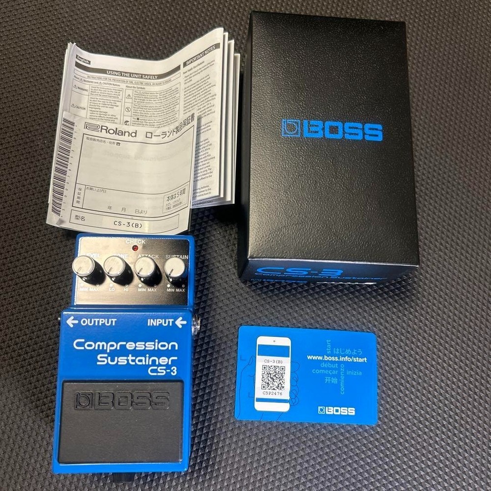 BOSS CS-3 With box Compression Sustainer Guitar Effects Pedal