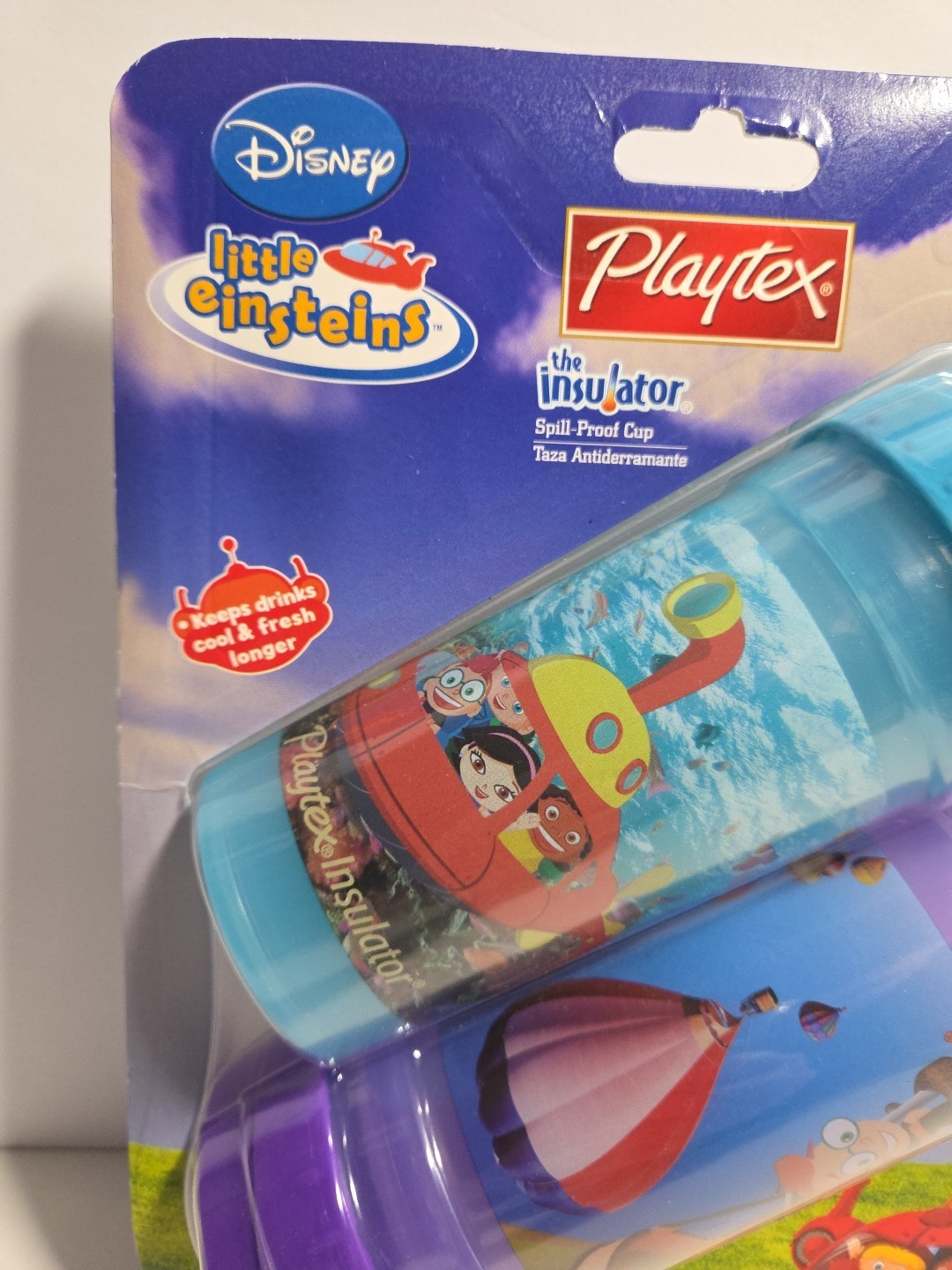 Playtex Little Einsteins Sippy Cup 2 Pack Super Rare HTF Disney New Sealed