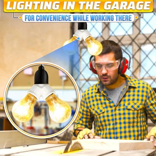 4 Pack E26 Light Socket Splitter Adapter Y-Shape Lamp Holder Converter