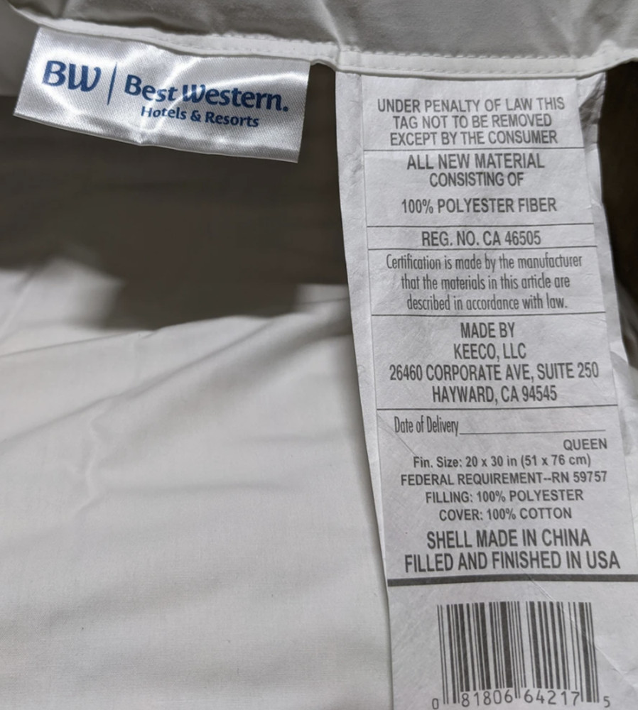 Best Western Aurora Medium Down Alternative Pillow