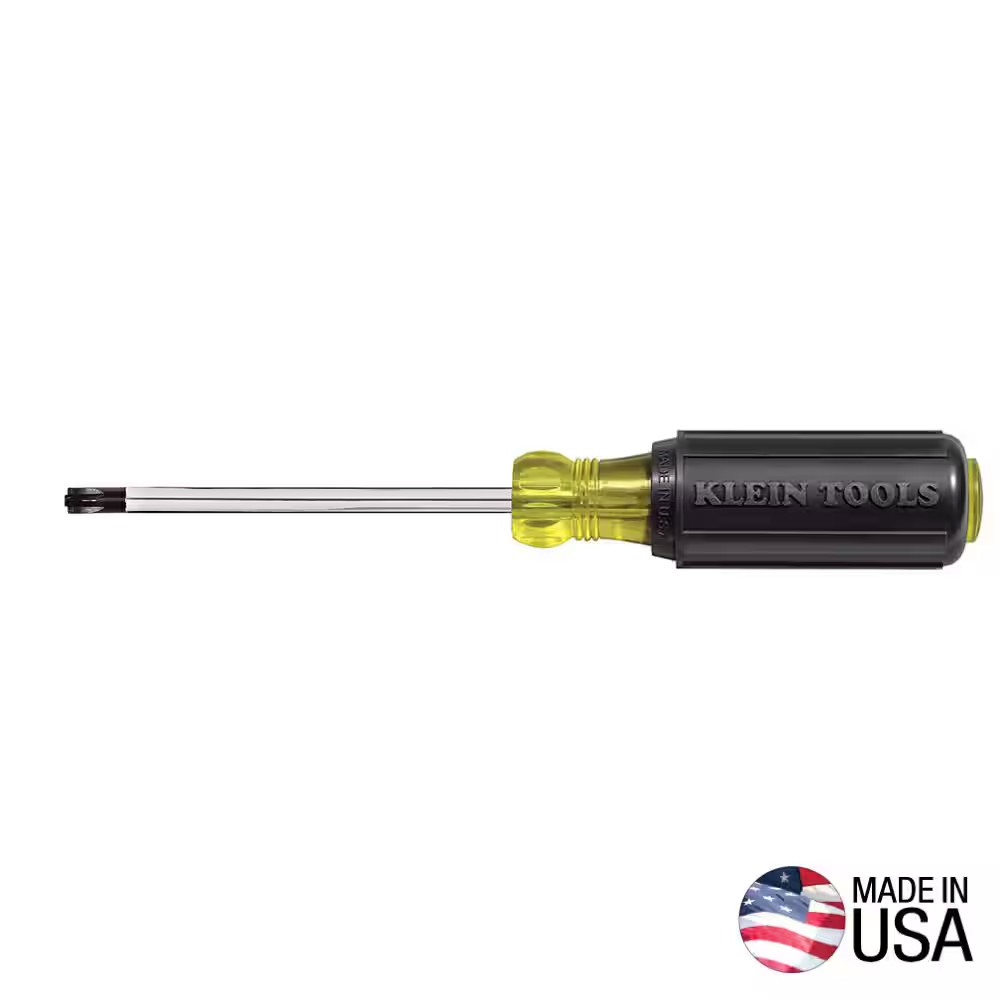 Klein Tools 7314 Fixed Blade Number-1 Combo Tip Driver, 4-Inch