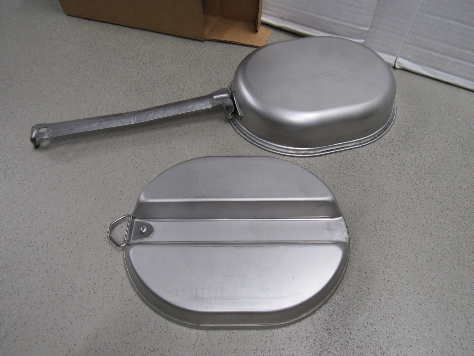 US Military Mess Kit Pan WYOTT 1991 Desert Storm Unused NOS SCUFFS QTY 1 Camping