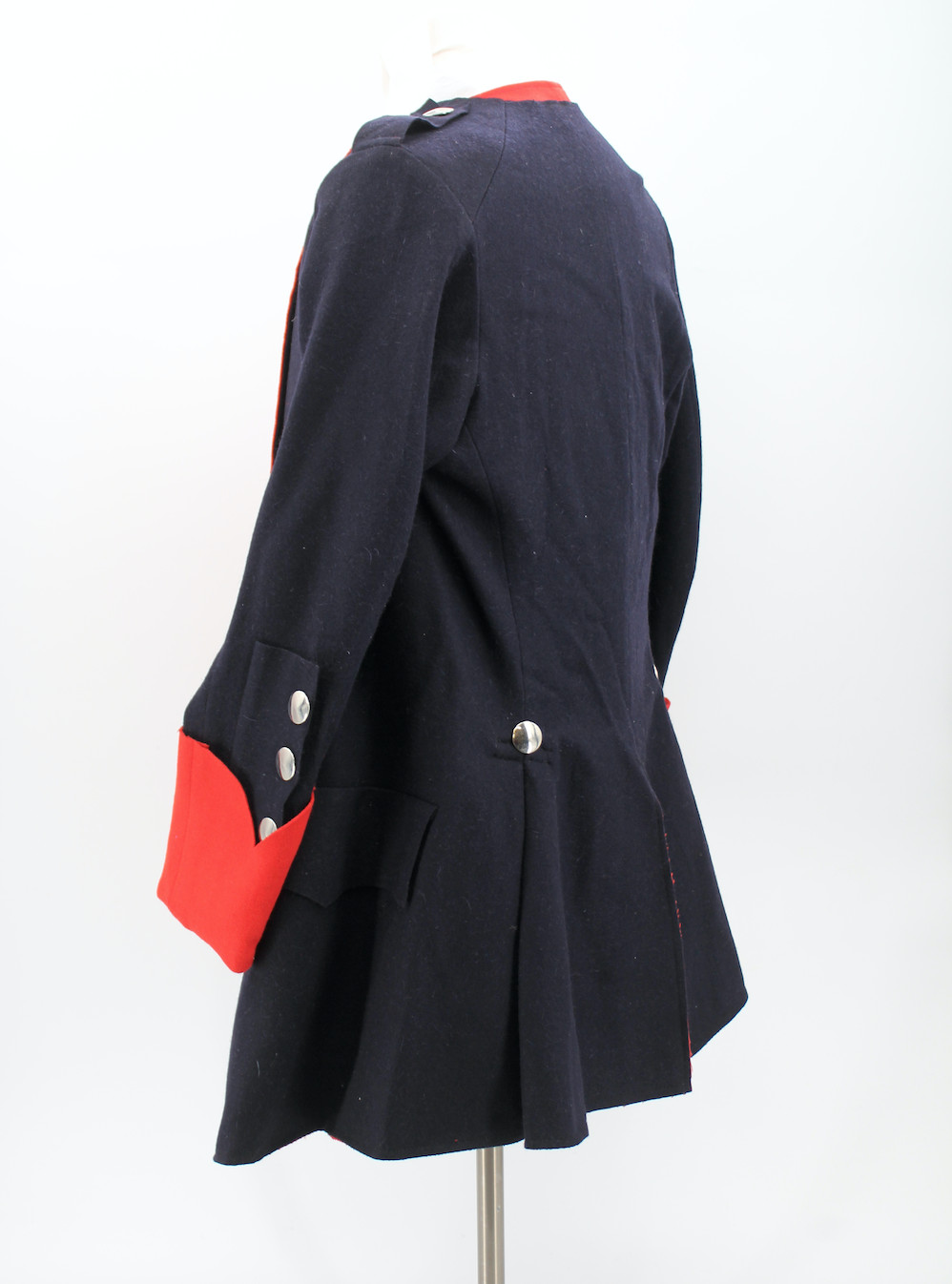 French & Indian War Blue & Red Regimental Coat Size 42 / Large