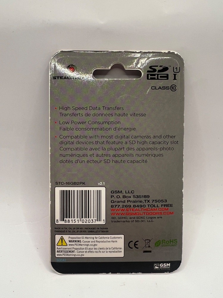 STEALTH CAM 16GB SDHC MEMORY CARD