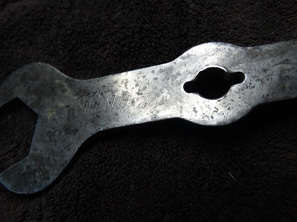 Vintage Indestro FLAT WRENCH 7/16 / 20