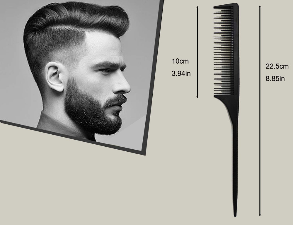 Professional Teasing Comb, Tail Comb for Root Teasing for Thin, Add Volume Fine