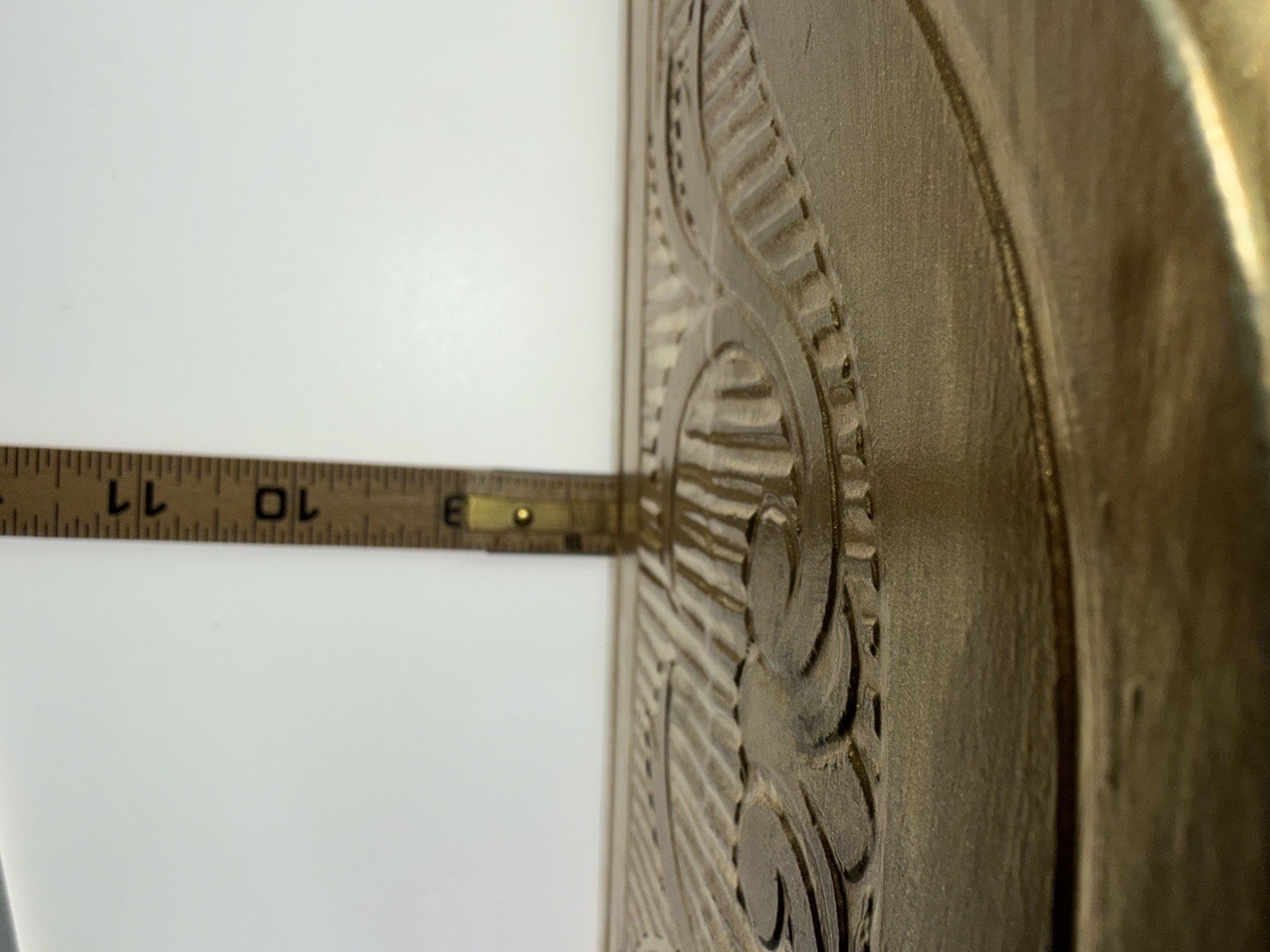 Vintage Euromarchi Italy Hollywood Regency Shelves Resin Gold Finish Wall Hang 2