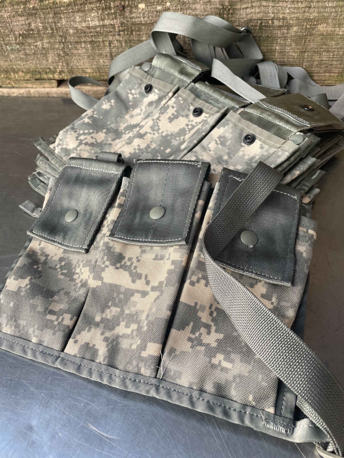 -LOT of 10- Military 6 Magazine Bandoleer MOLLE II Mag Ammunition Pouch w/ Strap