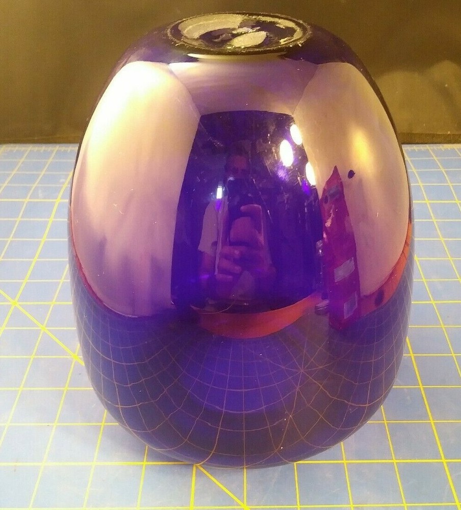 Blue Hand Made Vase. Storage Auction Find.