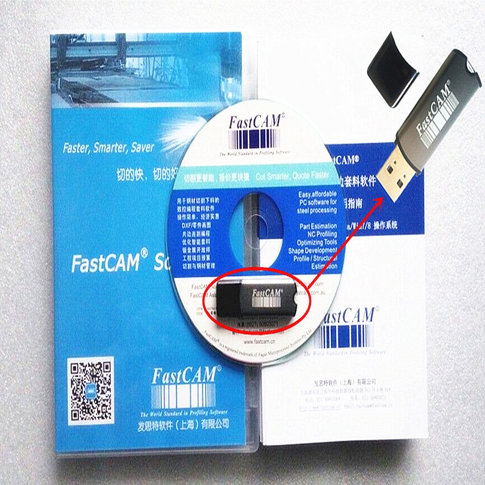 Fastcam Nesting Software Professional Version CNC Plasma Cutter 1800*6000mm