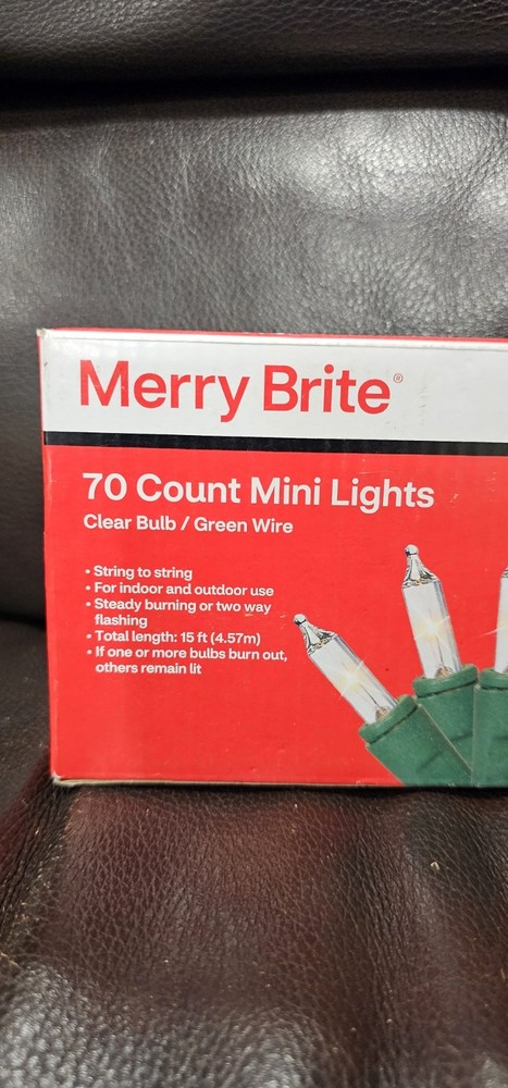 70 Mini White Christmas Lights