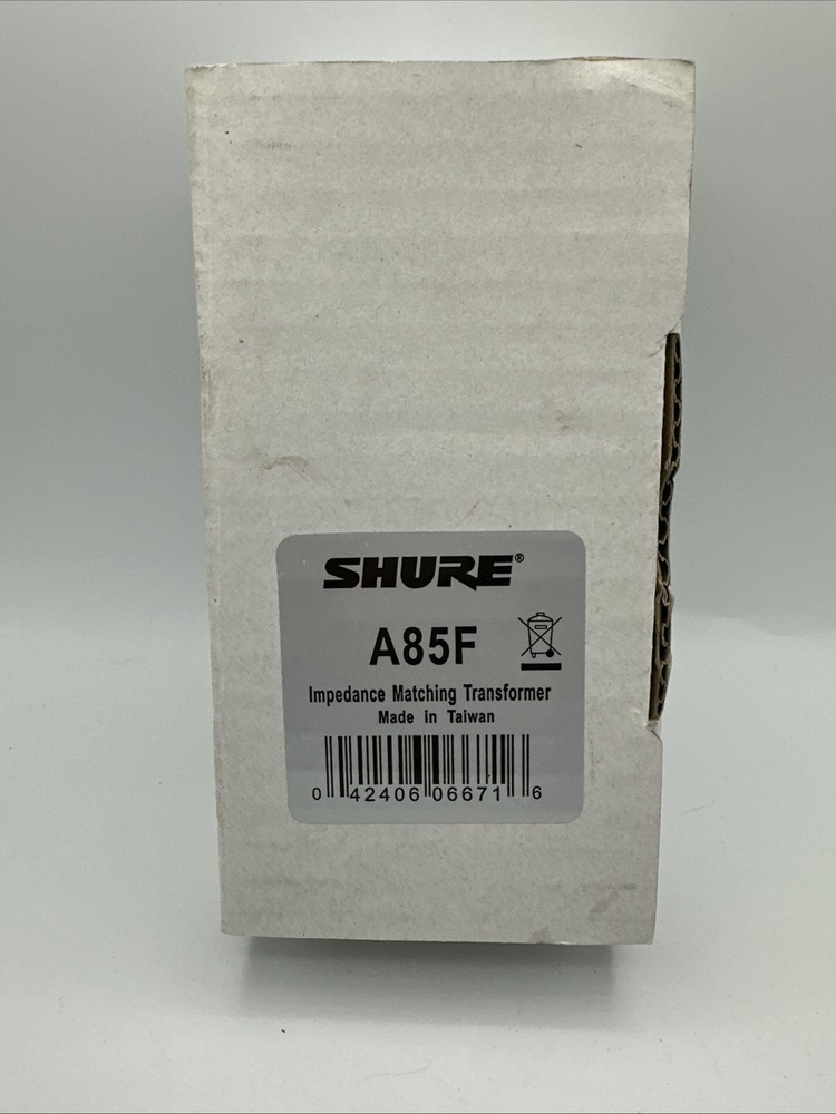 Shure A85F Impedance Matching Transformer with Original Box