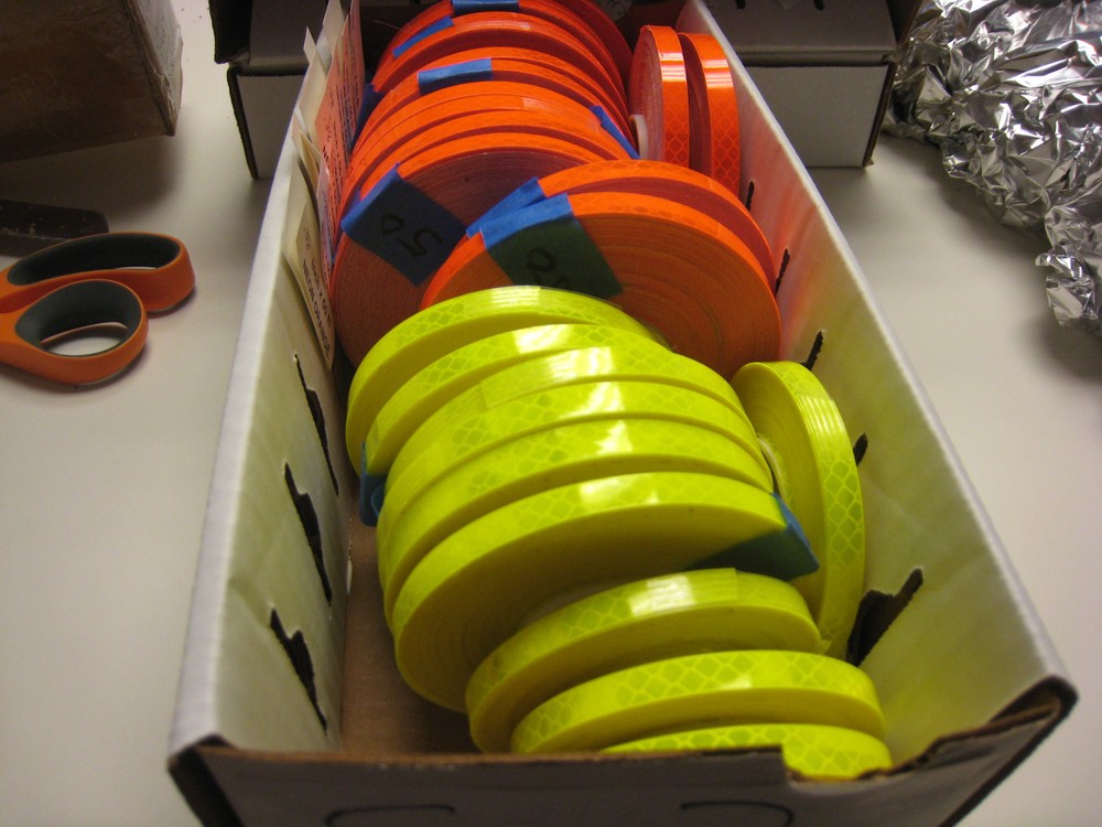 .38" x 50' Roll ORANGE REFLECTIVE CONSPICUITY TAPE