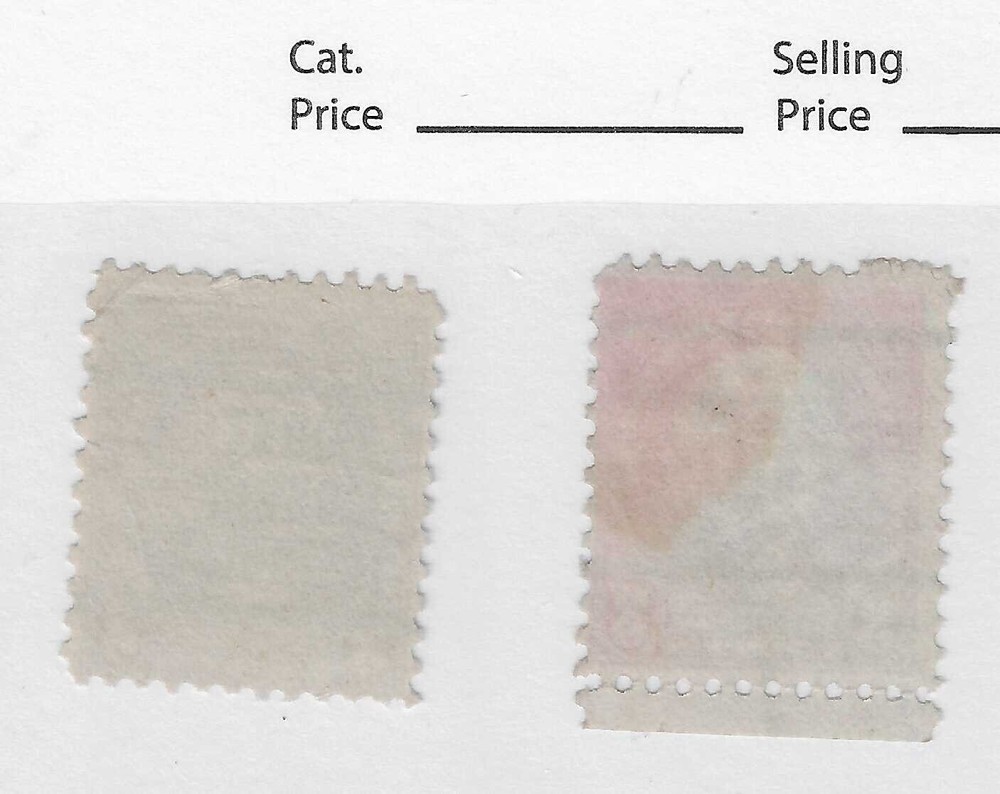 US Scott 720, 3 cent violet, two precancels, 1932