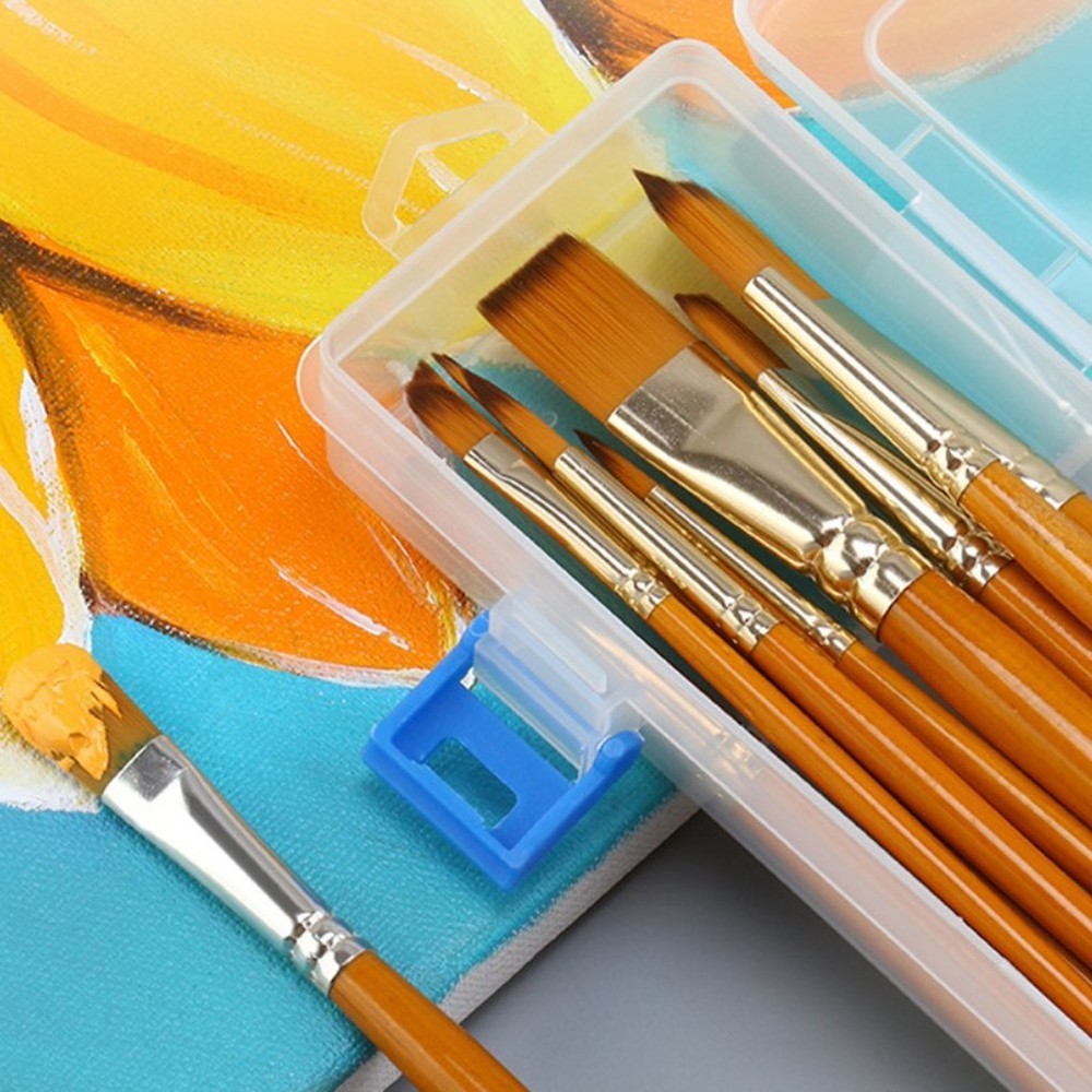 Compact Watercolour Pen Container Store Your Brushes and Accessories with Ease