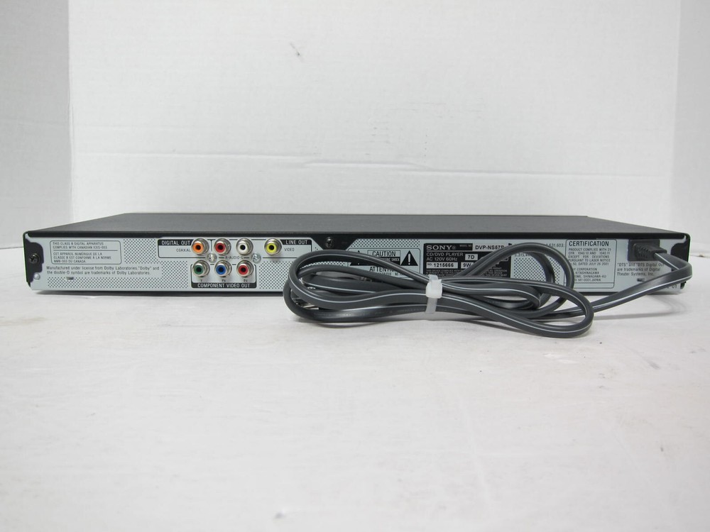 SONY DVP-NS57P Progressive Scan & Virtual Surround Mode [With Remote Control]