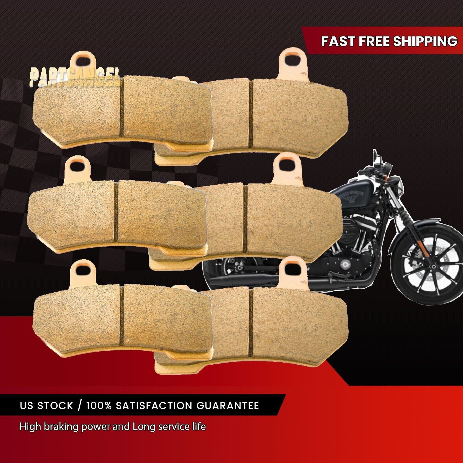 Front Rear Brake Pads For Harley Davison Touring 2008-2018 REP OEM # 41854-08