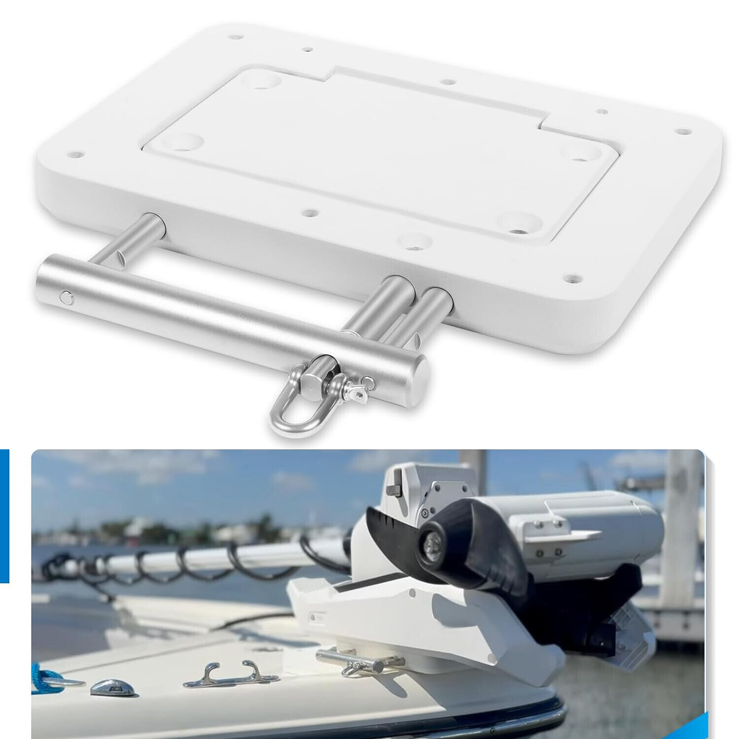 For Garmin 010-12832-61 Quick Release Plate System White 010-12832-60