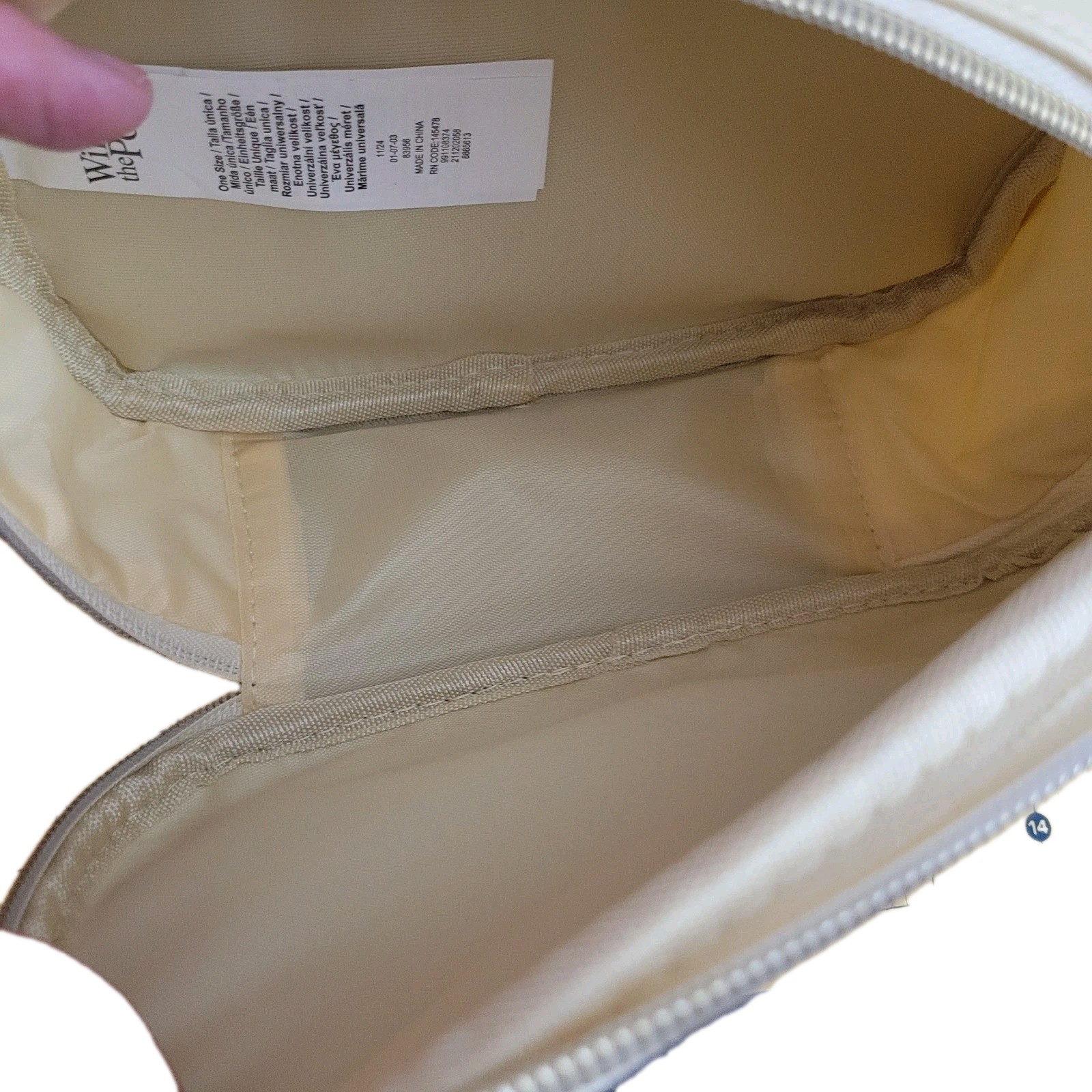 Disney Winnie the Pooh - Makeup Bag Primark Monogram (M) Exclusive New With Tag