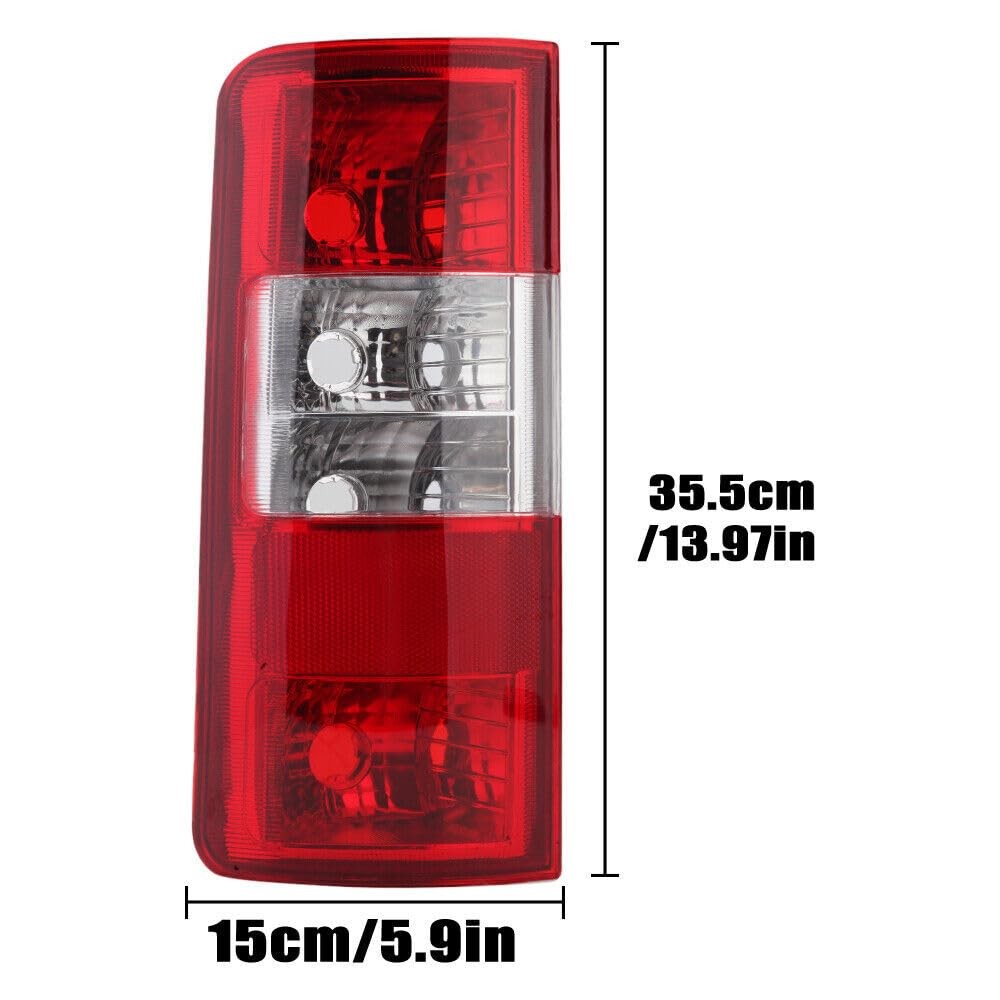 Transit Connect 2010-2013 Left Halogen Tail Light Lens Replacement Without Bulbs