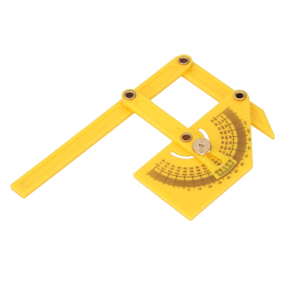 0-180 Degree Plastic Protractor Angle Finder Woodworking Measuring Tool