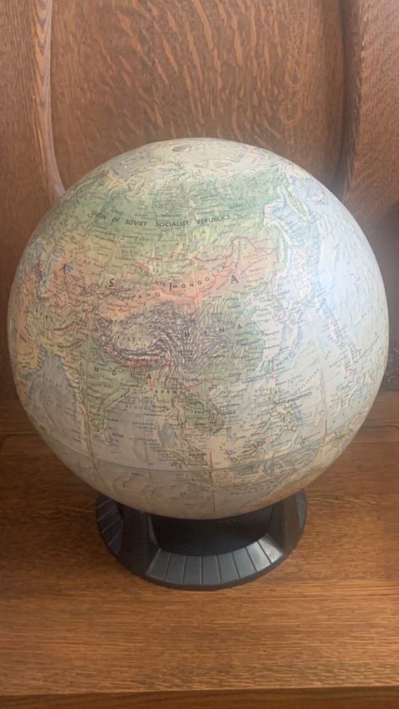 ORIGINAL Vintage Replogle Desktop Globe