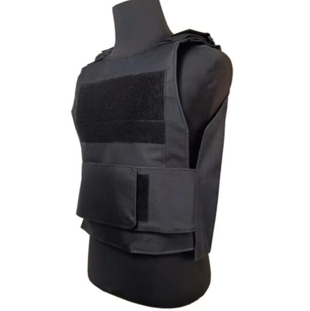 Body Bulletproof Vest Front Back Plates Armor Tactical Jacket Guard Security Kit
