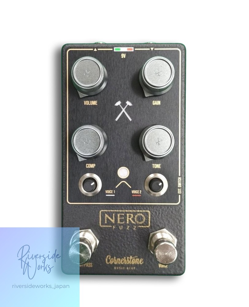 CORNERSTONE Nero Fuzz Effect Pedal Guitar