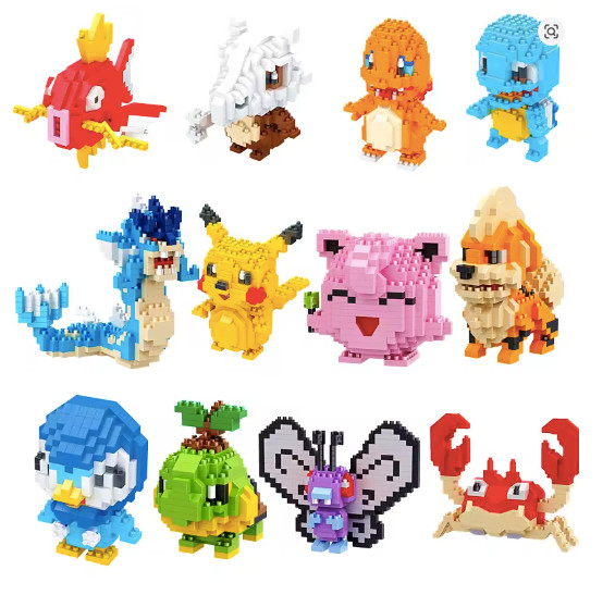 Lego Pokemon Mini Figure Build Set