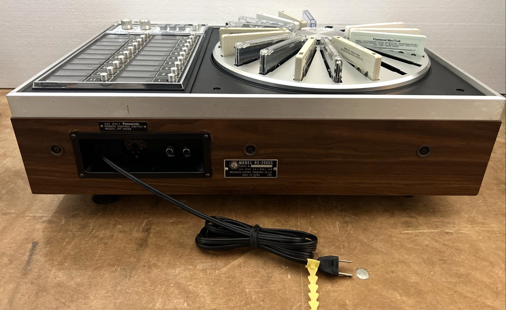 Panasonic RS-296US Automatic Reverse Cassette Player Carousel Tested Watch Video