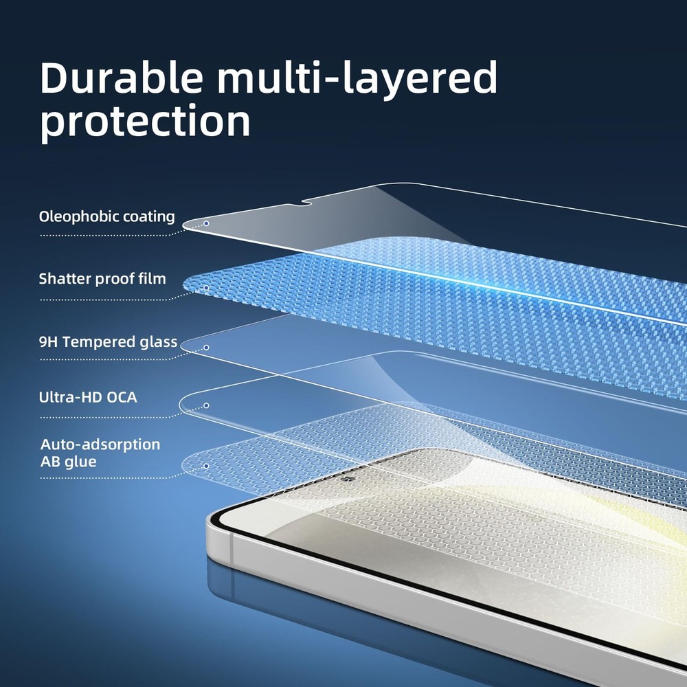 NEW'C 3 Pack Designed for Samsung Galax