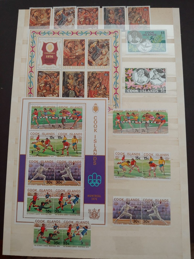 VF MNH LOT SET +  SHEETS COOK ISLANDS