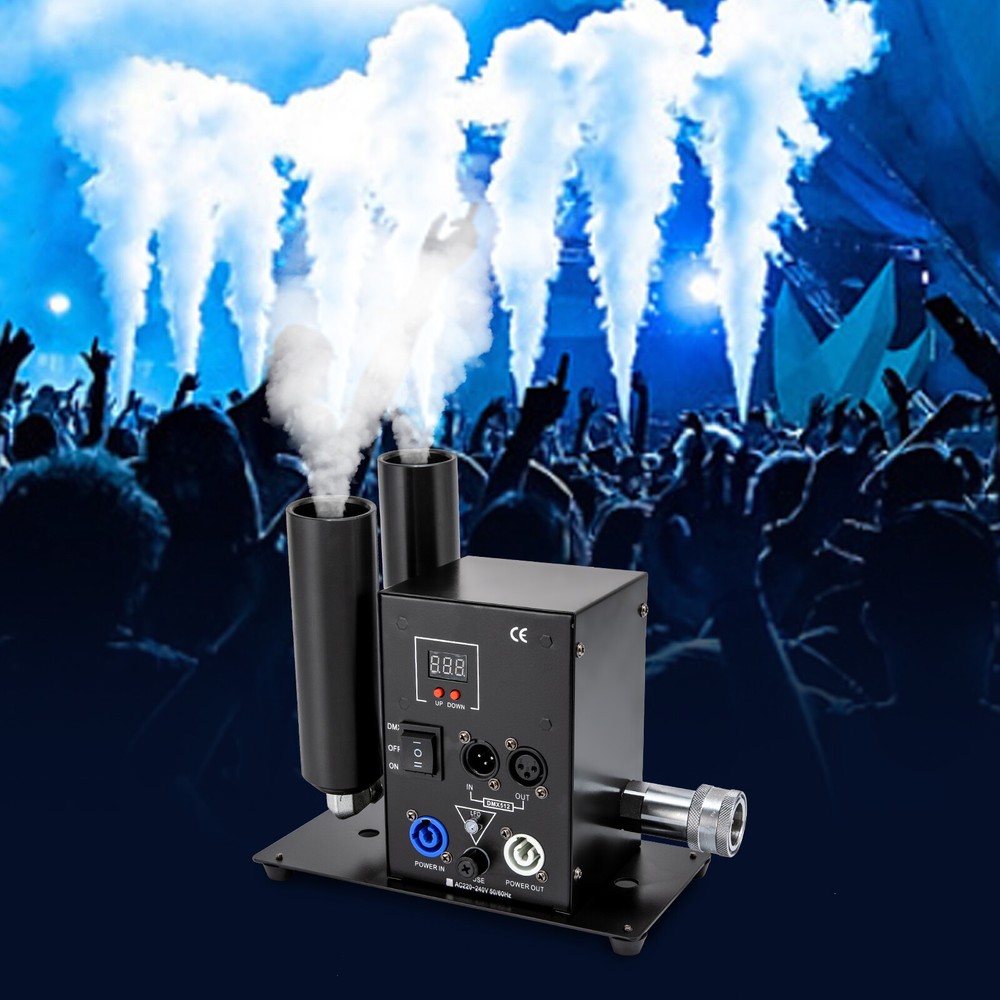Double Head Magic Effect Co2 Jet Dmx Machine 2 Channel Gas Column Smoke Machine
