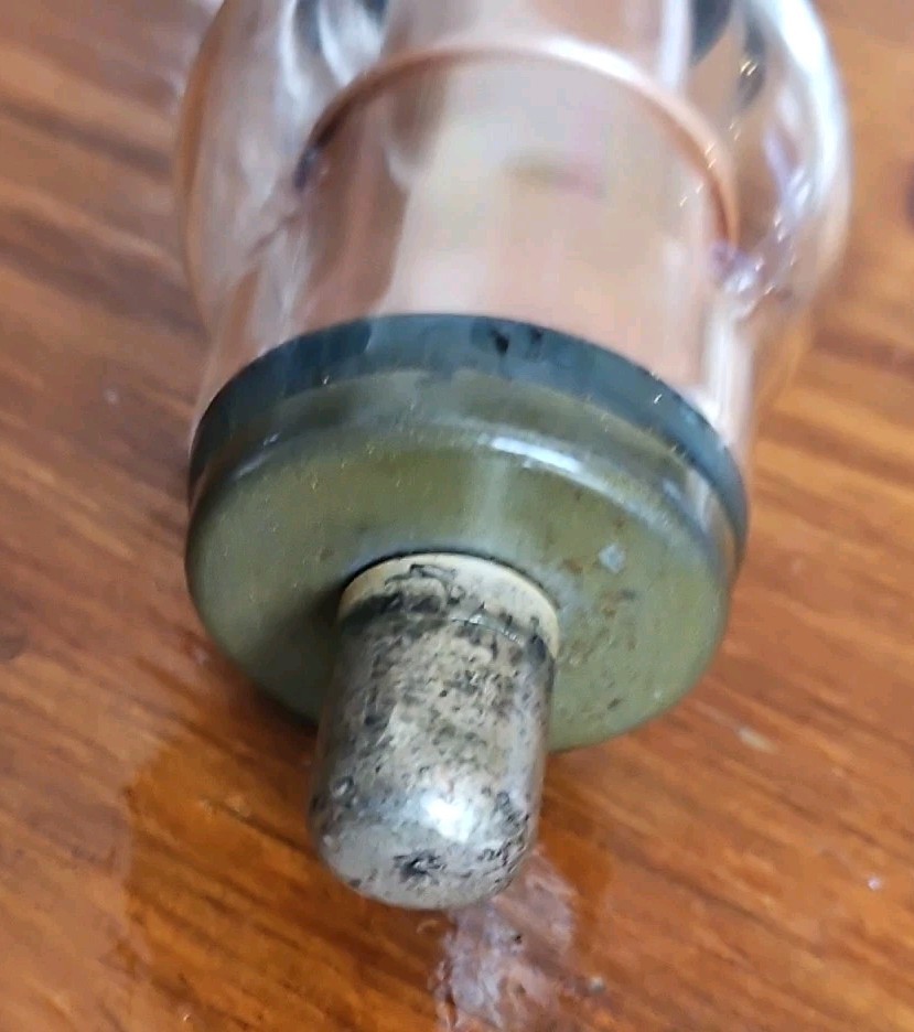 Vtg Glass Vacuum Capacitor