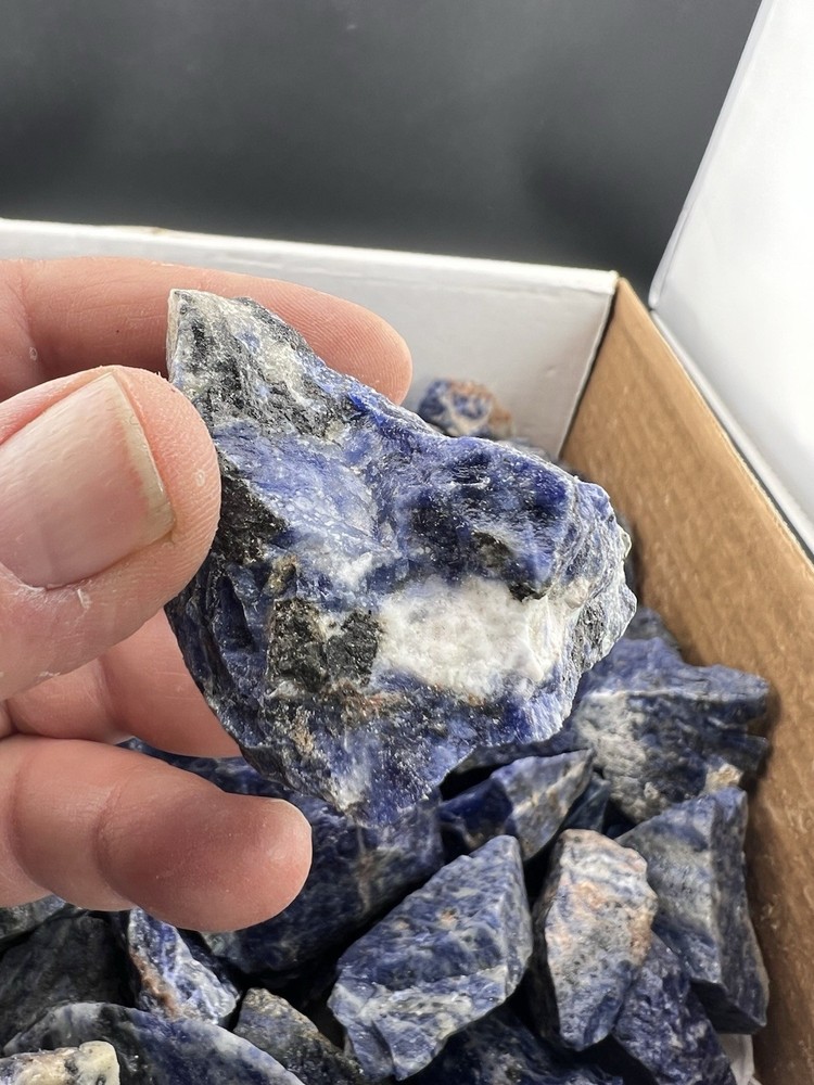 Rough Blue-Violet Sodalite Lapidary Grade or as Display 1 pound+