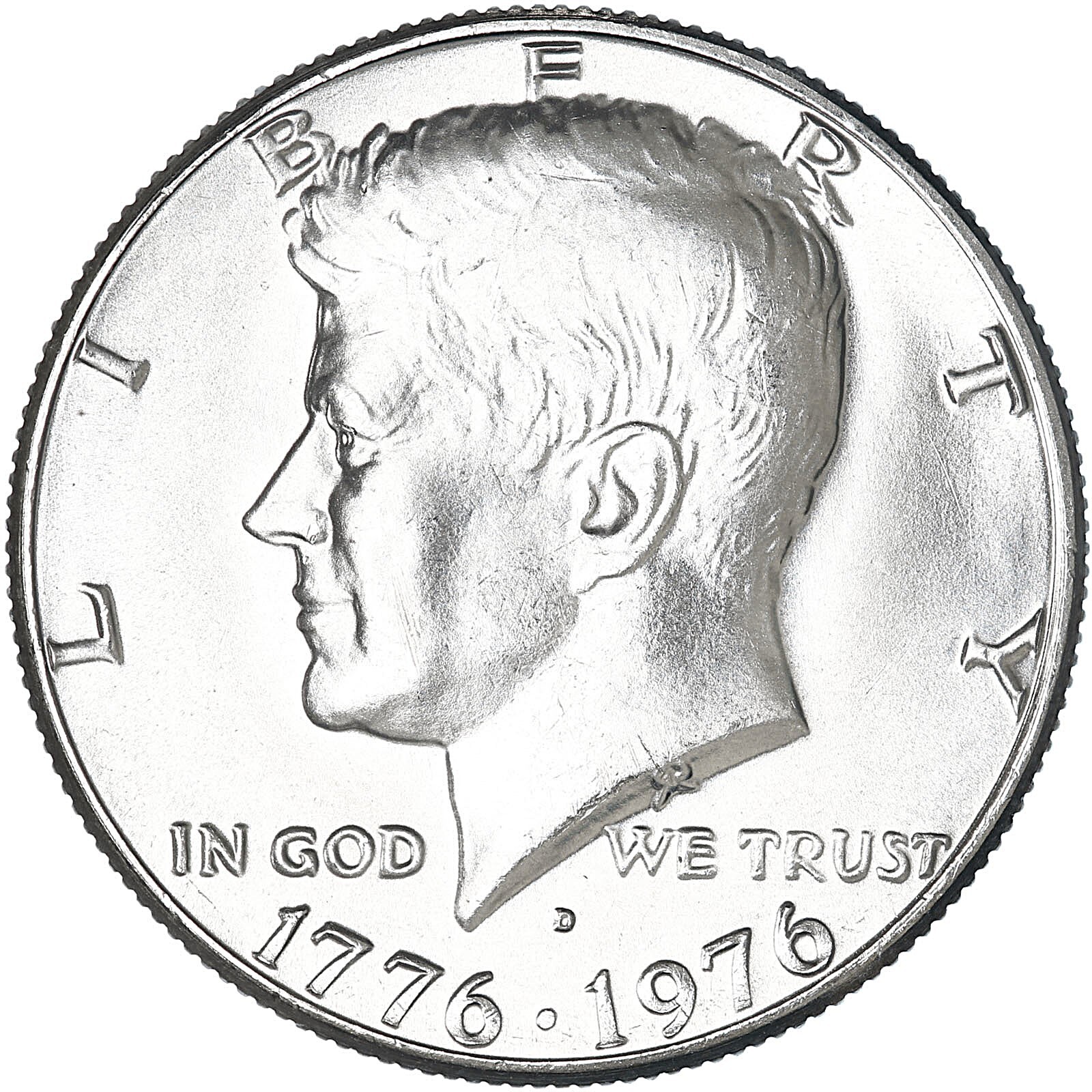 1776-1976 D Bicentennial Kennedy Half $1.00 Uncirculated COIN from Original Roll