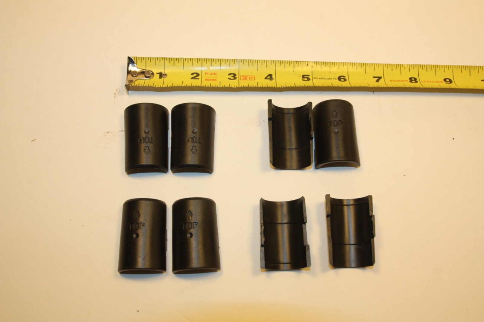 1" Diameter Post Wire Shelf Clips Shelving Split Sleeves Lock Metal Rack uline