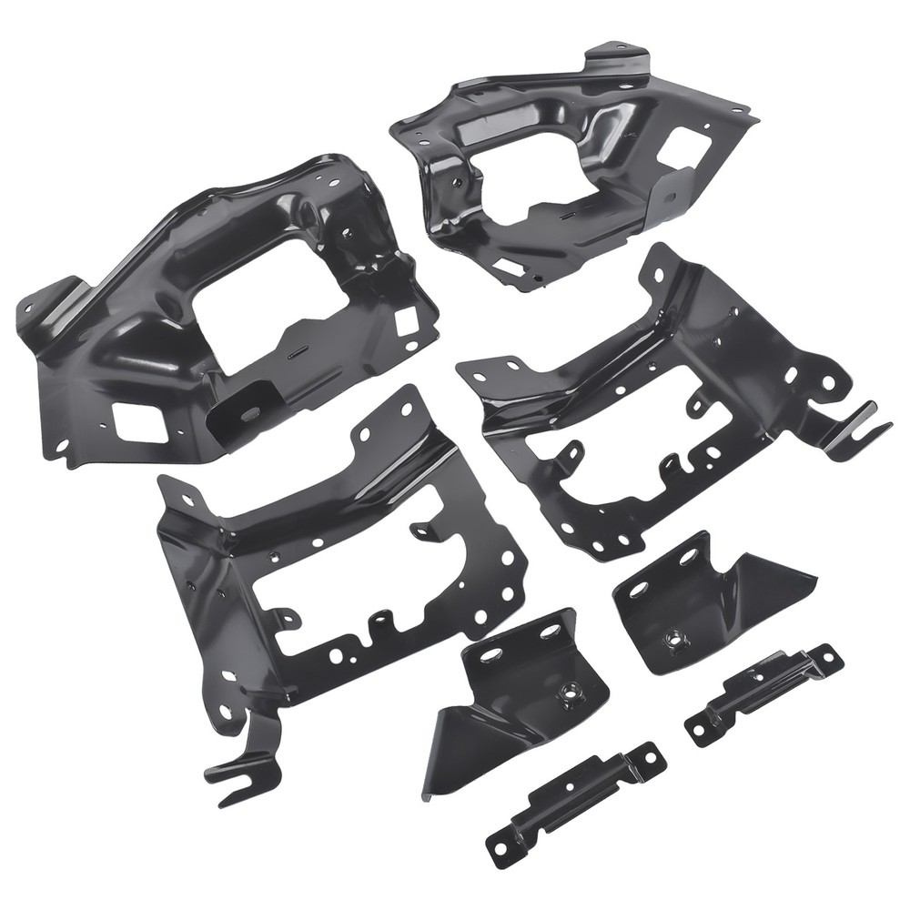 New Front Bumper Support & Mount Bracket Set For 2014-2015 Chevy Silverado 1500