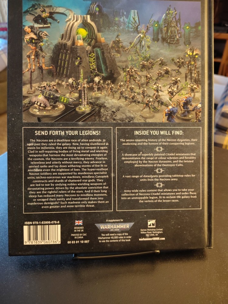 Games Workshop Warhammer 40K 2020 Codex: Necrons. S EXCELLENT